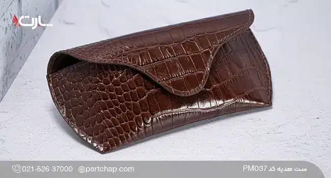 ست هدیه چرم طبیعی لوکس کد PM037 — تصویر ۳