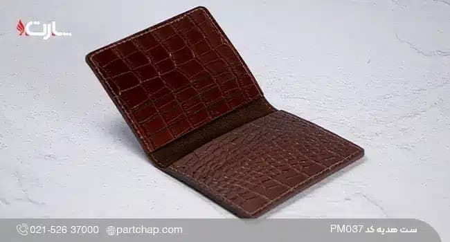 ست هدیه چرم طبیعی لوکس کد PM037 — تصویر ۸