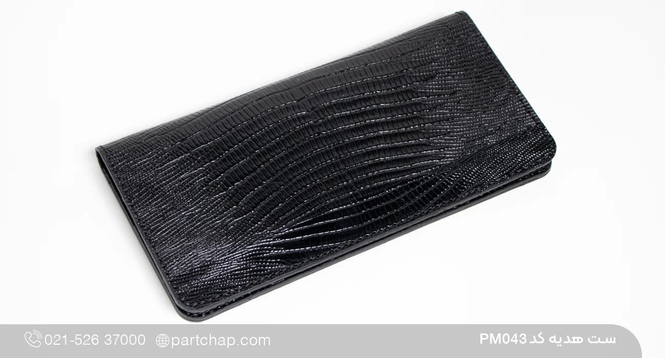 ست هدیه چرم طبیعی مردانه کد PM043 — تصویر ۷