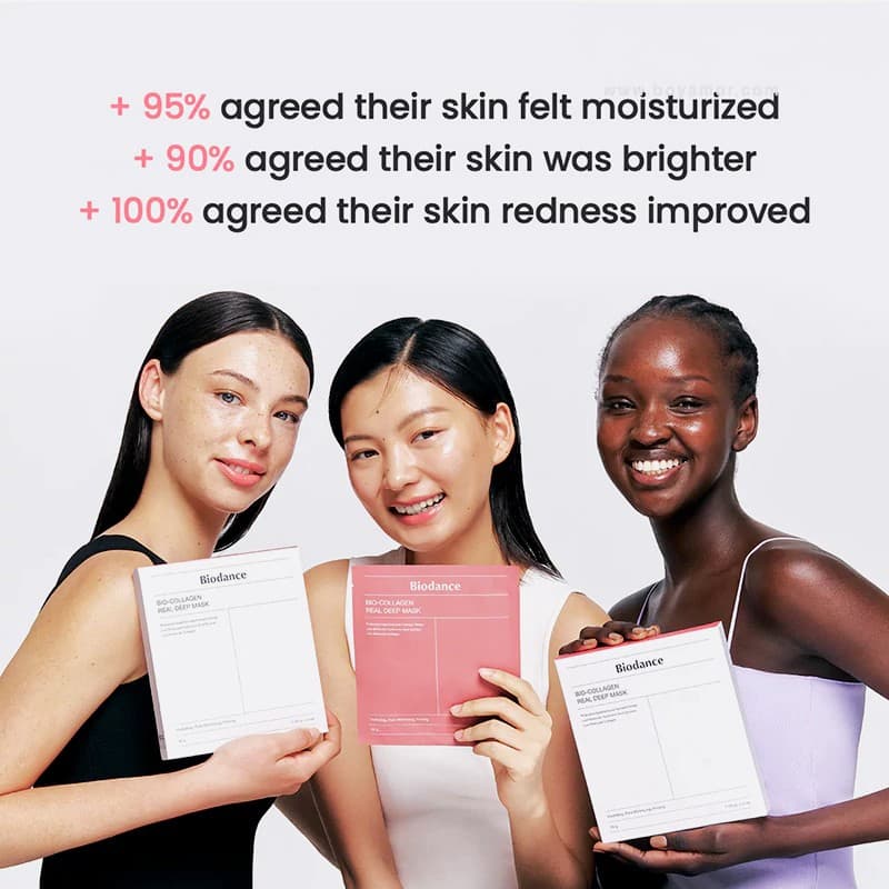 ماسک ورقه ای کلاژن بایودنس مدل بیوکلاژن BIODANCE Bio-Collagen Real Deep Mask اورجینال — تصویر ۴