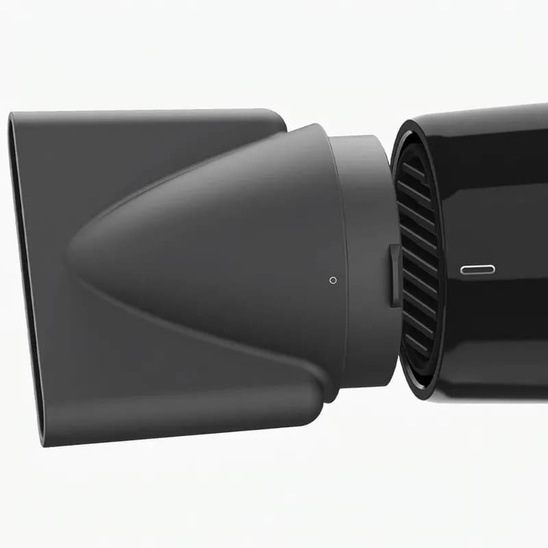 سشوار خانگی براون مدل BRHD150SDE با توان 1800 وات، موتور DC، المنت سرامیکی، دو سرعته و دو حالته، باد سرد و متمرکزکننده باریک — تصویر ۲