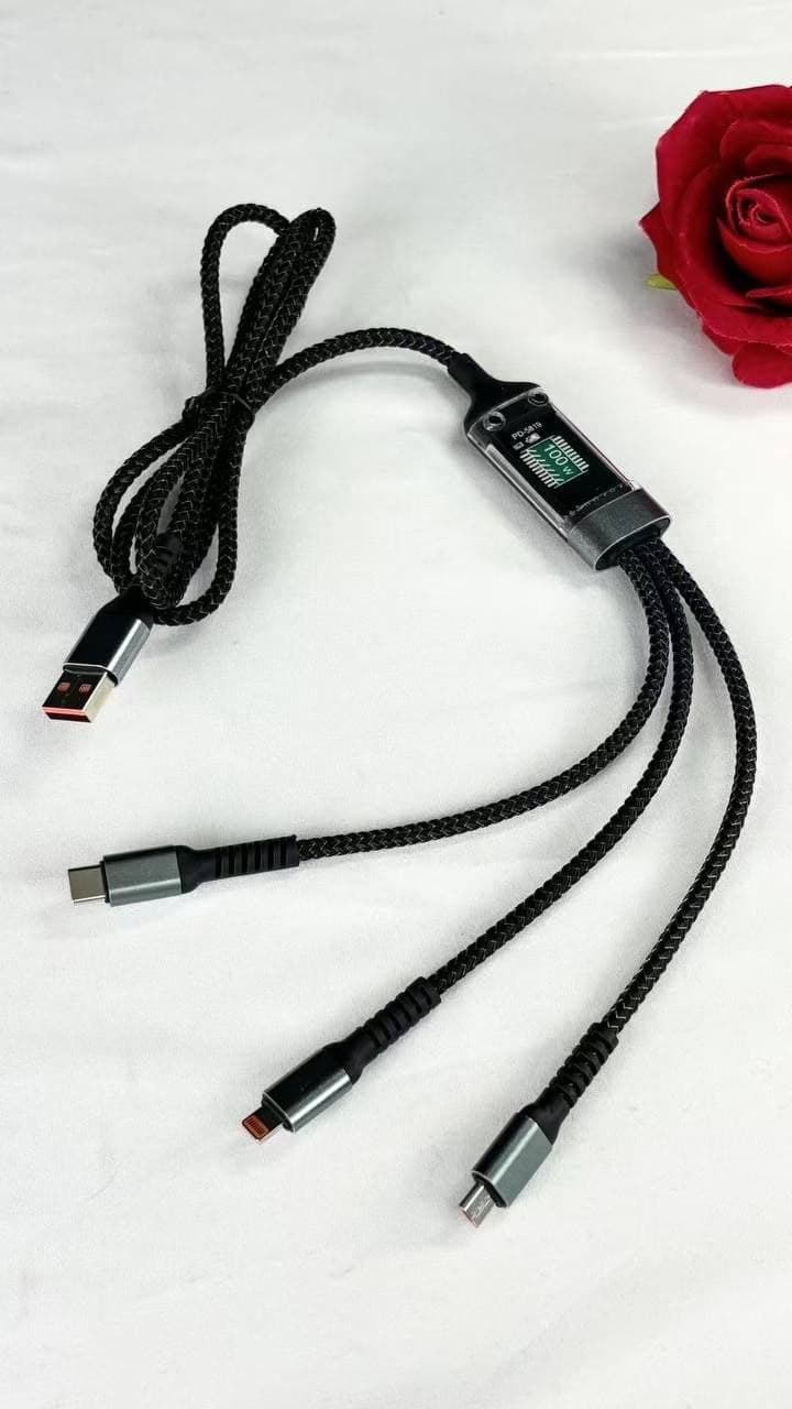 كابل 3 كاره مدل 100W — تصویر ۲