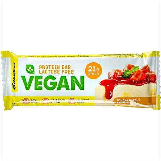 پروتئین بار موز و توت فرنگی بم بار