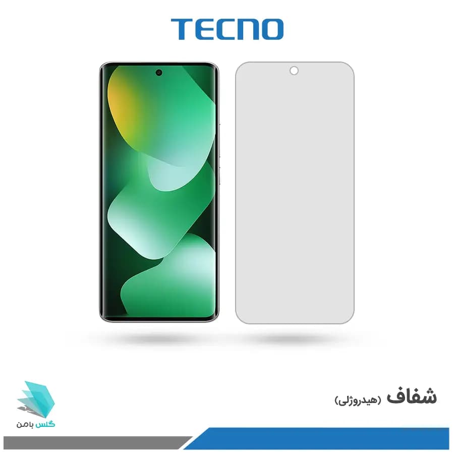 گلس هیدروژلی شیائومی Redmi Note 15 4G شفاف – برند تکنو — تصویر ۳
