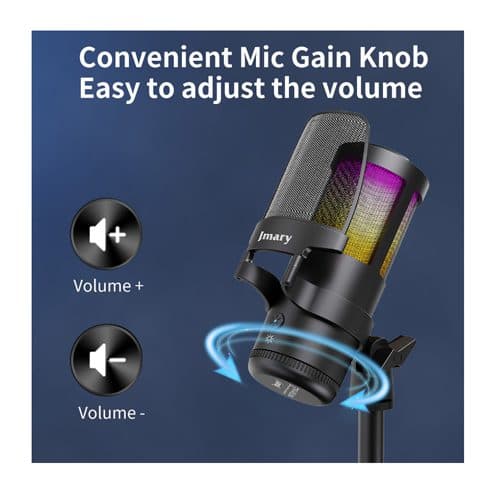 میکروفون رومیزی جیماری Jmary MC-PW13 USB-C/USB-A Microphone — تصویر ۲