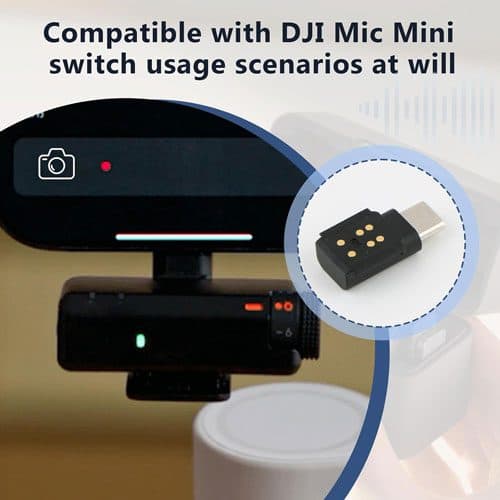 آداپتور موبایل میکروفون دی جی آی DJI Mic Mini Mobile Phone Adapter Type C — تصویر ۳