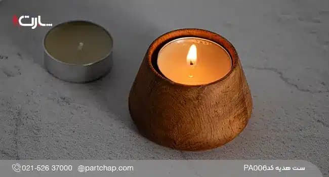 ست هدیه چوبی لوکس کد PA006 — تصویر ۷