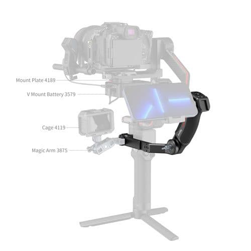 هندگریپ گیمبال دی جی آی اسمالریگ Smallrig Sling Handle for DJI RS 3028D — تصویر ۳
