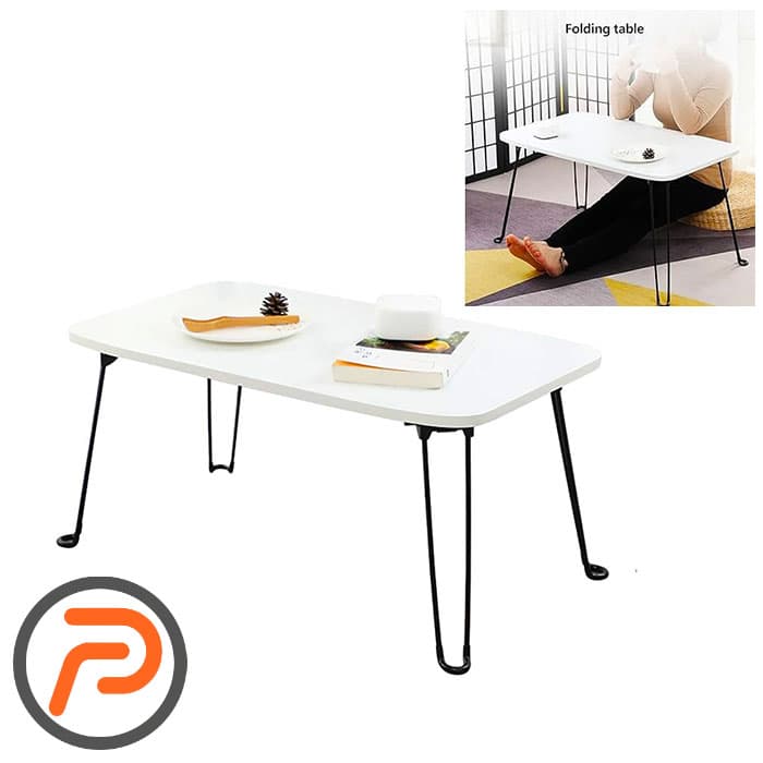 میز تحریر پایه تاشو 70×50 سفید