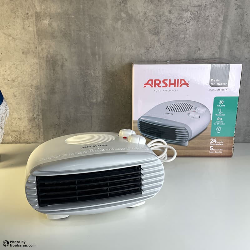 بخاری برقی فن دار ارشیا مدل DH-1211A