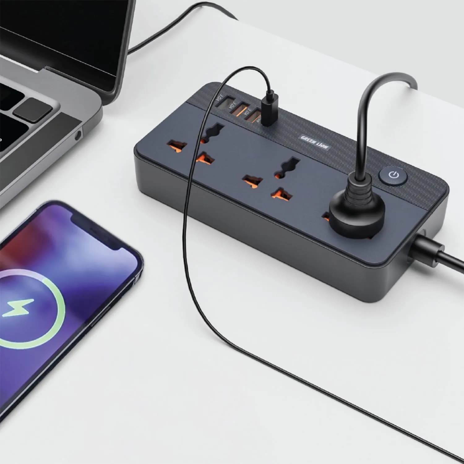 چندراهی برق جیاس 200 گرین لاین | Green Lion GS-200 Power Socket 2500W — تصویر ۳