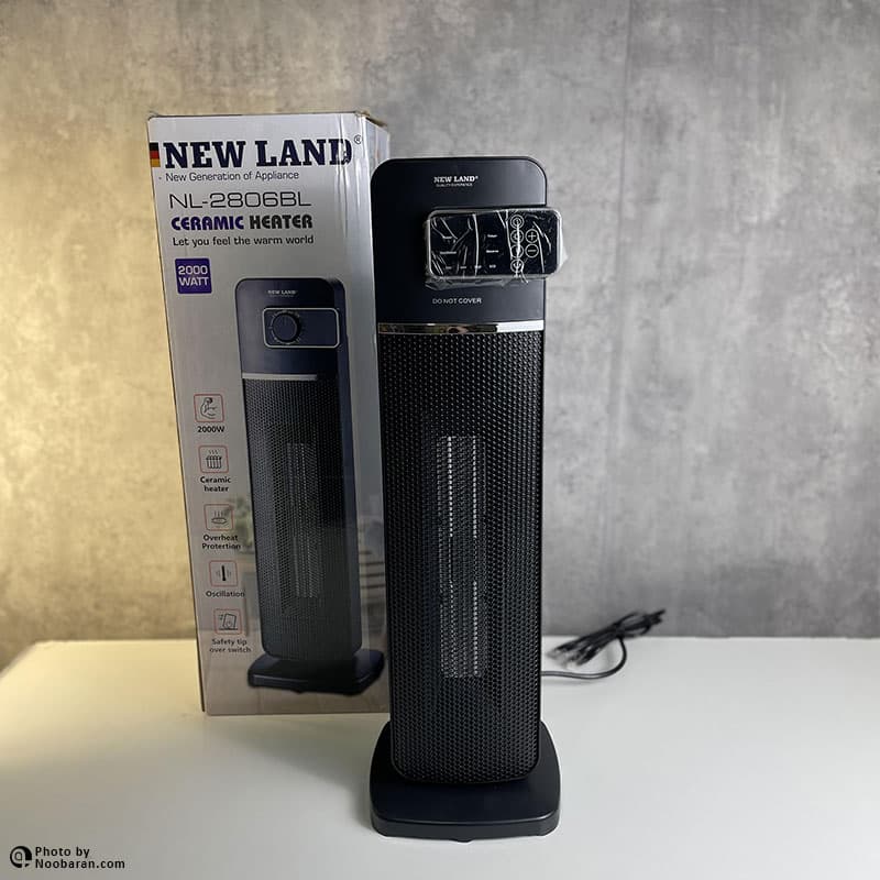 بخاری فن دار چرخشی نیولند مدل NL-2807BL