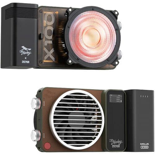نور ثابت ژیون Zhiyun MOLUS X100 RGB Pocket Light Pro Kit — تصویر ۲