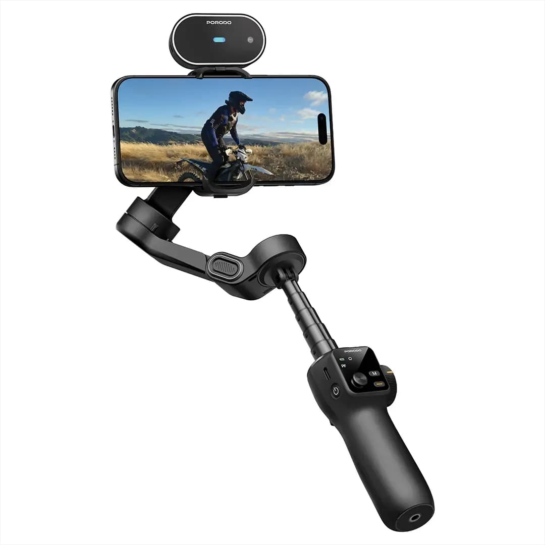 گیمبال استِیبلیزر پرودو مدل Porodo Velocam 3-Axis Gimbal Stabilizer