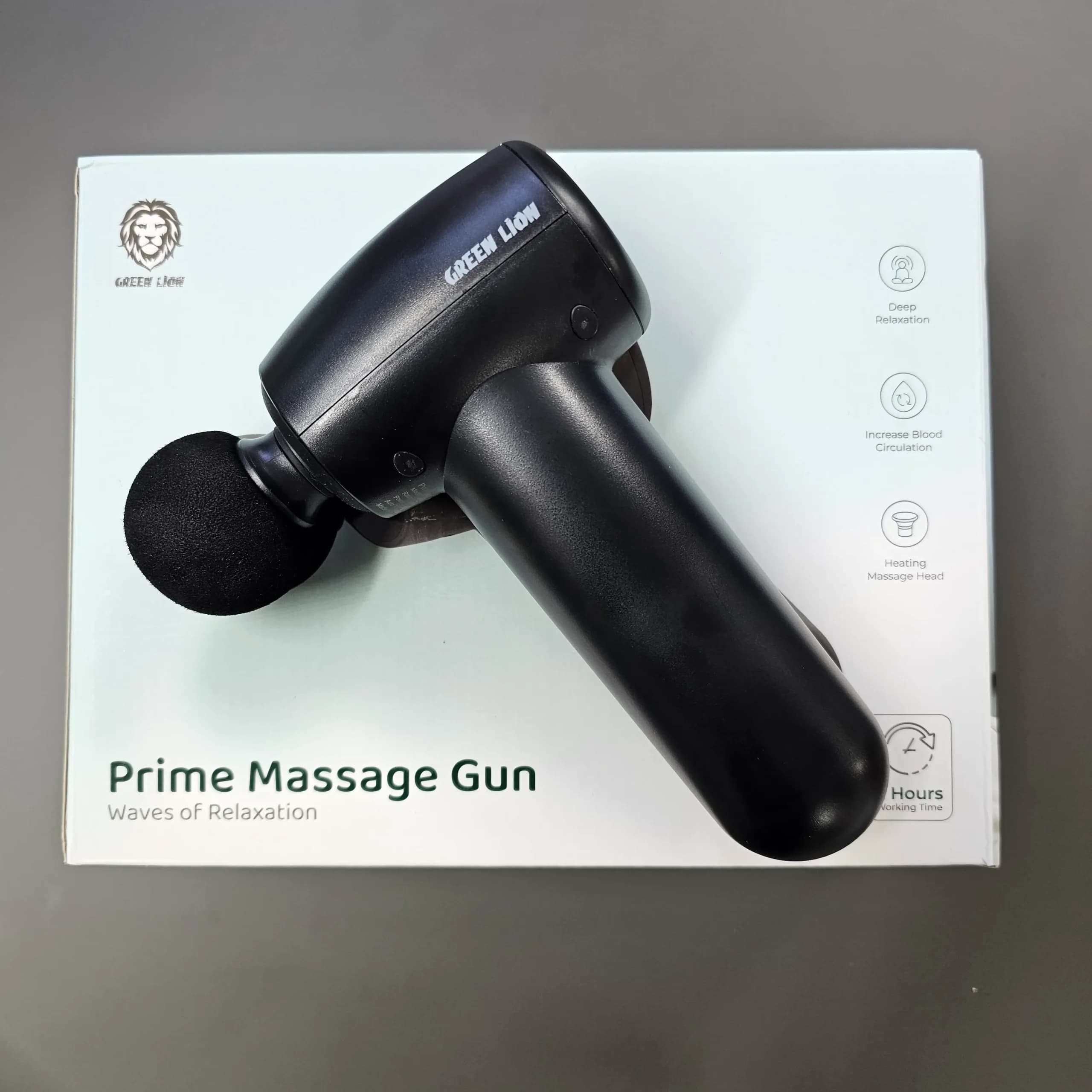 ماساژور تفنگی پرایم گرین لاین Green Lion Prime Massage Gun — تصویر ۲