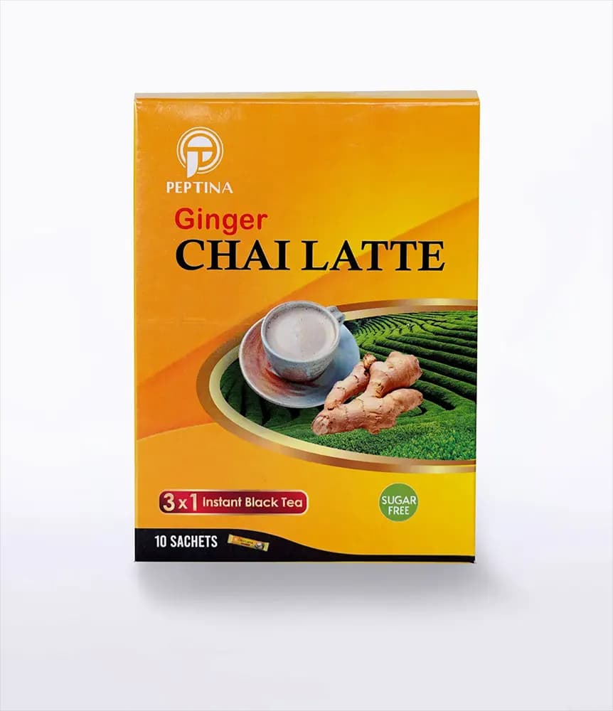 شیر چای (چای لته) زنجبیل پپتینا بسته 10 ساشه‌ای — تصویر ۳