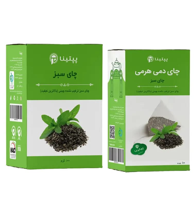 چای سبز خارجی پپتینا