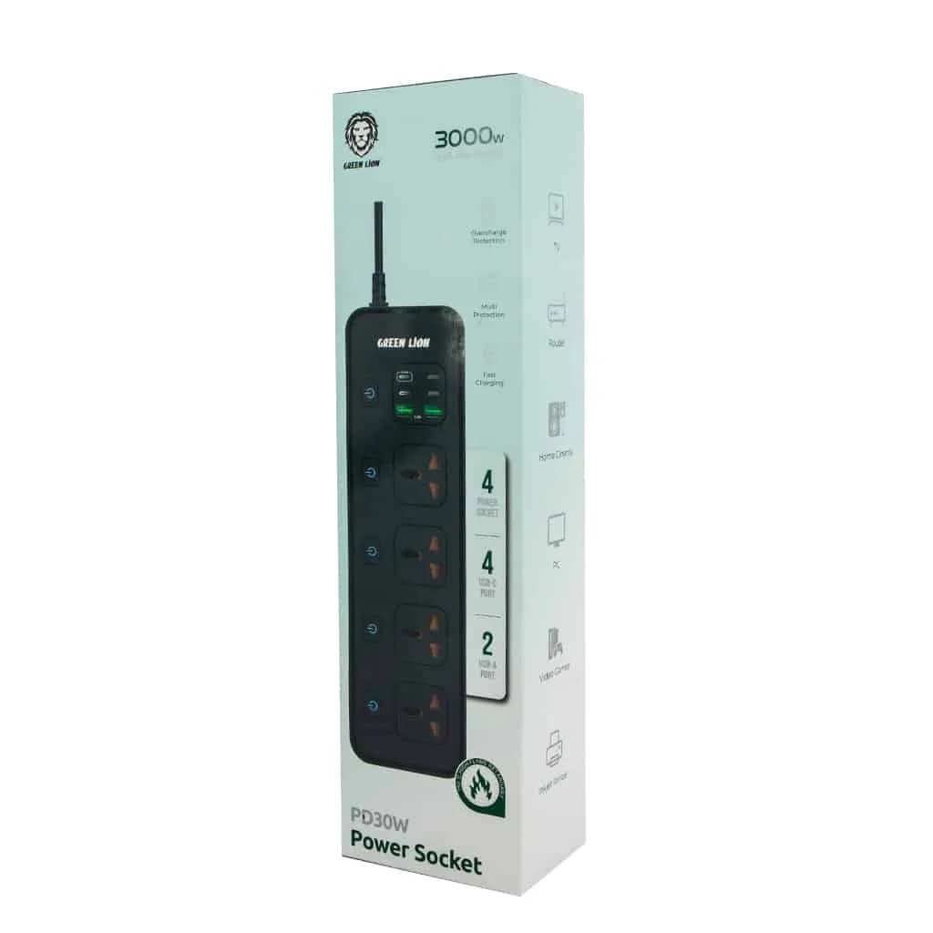 پاور سوکت PD30W گرین لاین3000 وات Green Lion — تصویر ۳