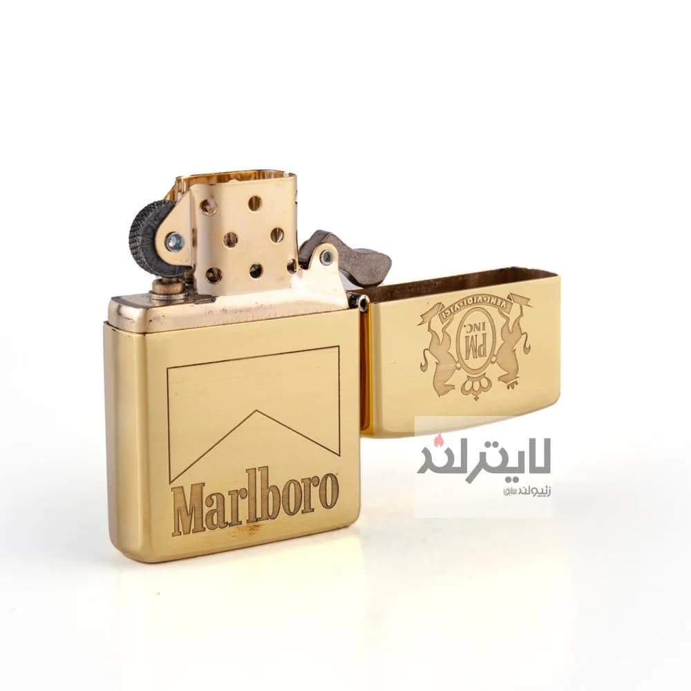 فندک زیپو مدل Brushed Brass CT061 کد 204b — تصویر ۴