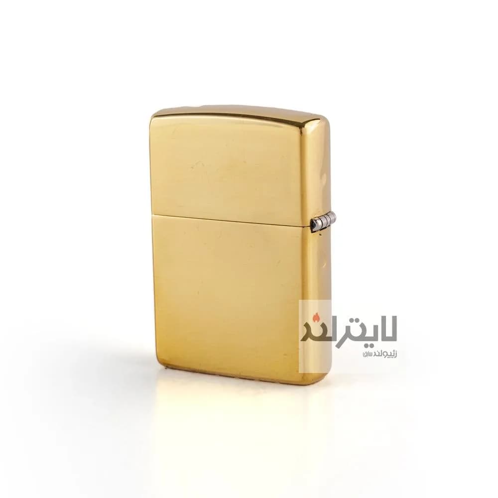 فندک زیپو مدل Brushed Brass CT132 کد 204b — تصویر ۲