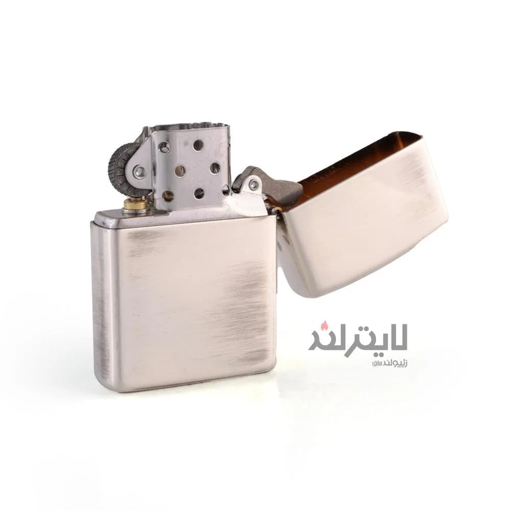 فندک زیپو مدل Blue Stone Antique Silver Plate — تصویر ۴