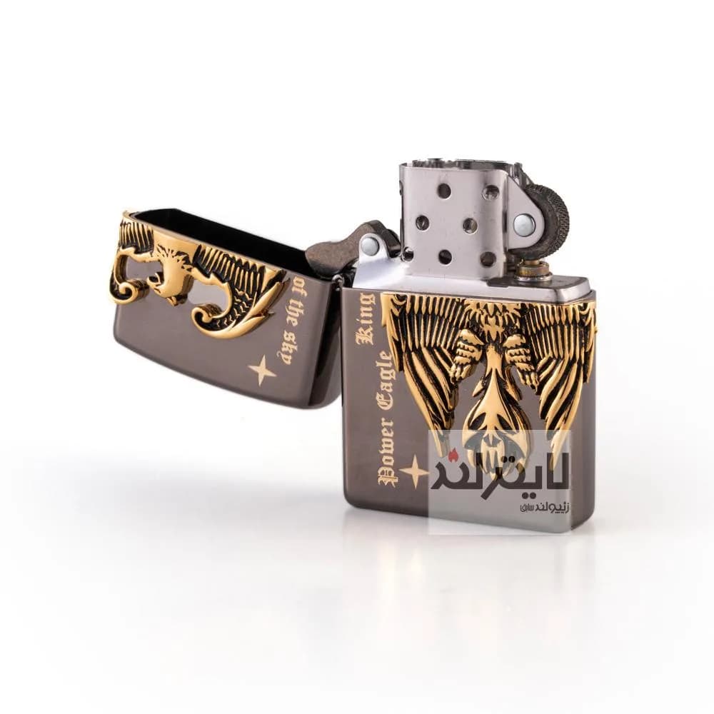 فندک زیپو مدل Power Eagle EMB BK — تصویر ۳