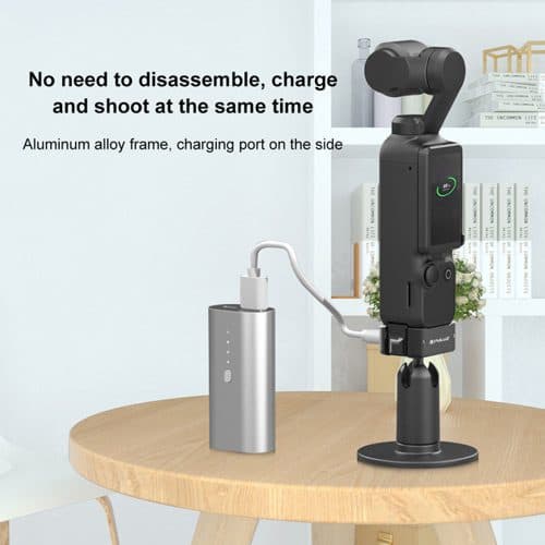 آداپتور شارژ و تبدیل پایه اسمو پاکت 3 پلوز Puluz PU897B Osmo Pocket 3 Charging Adapter — تصویر ۵