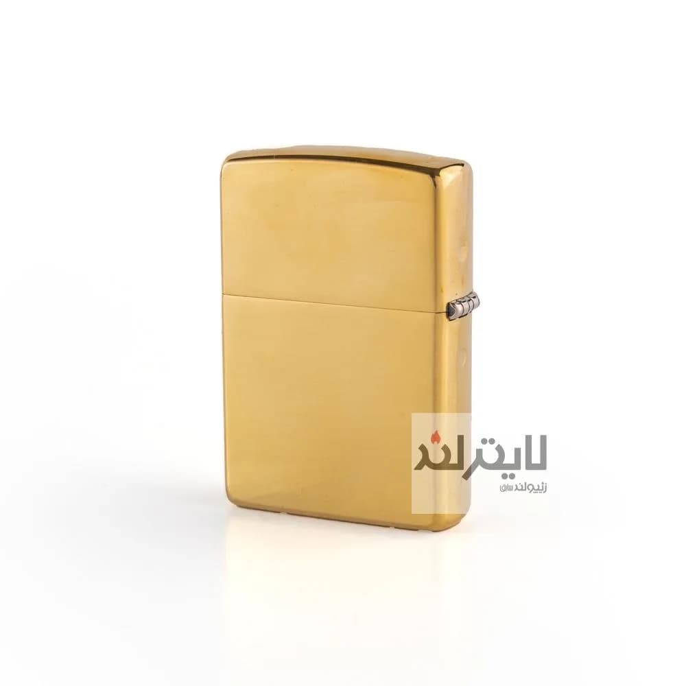 فندک زیپو مدل Brushed Brass CT003 کد 204b — تصویر ۲