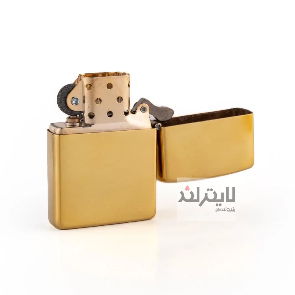 فندک زیپو مدل Brushed Brass CT042 کد 204b — تصویر ۴