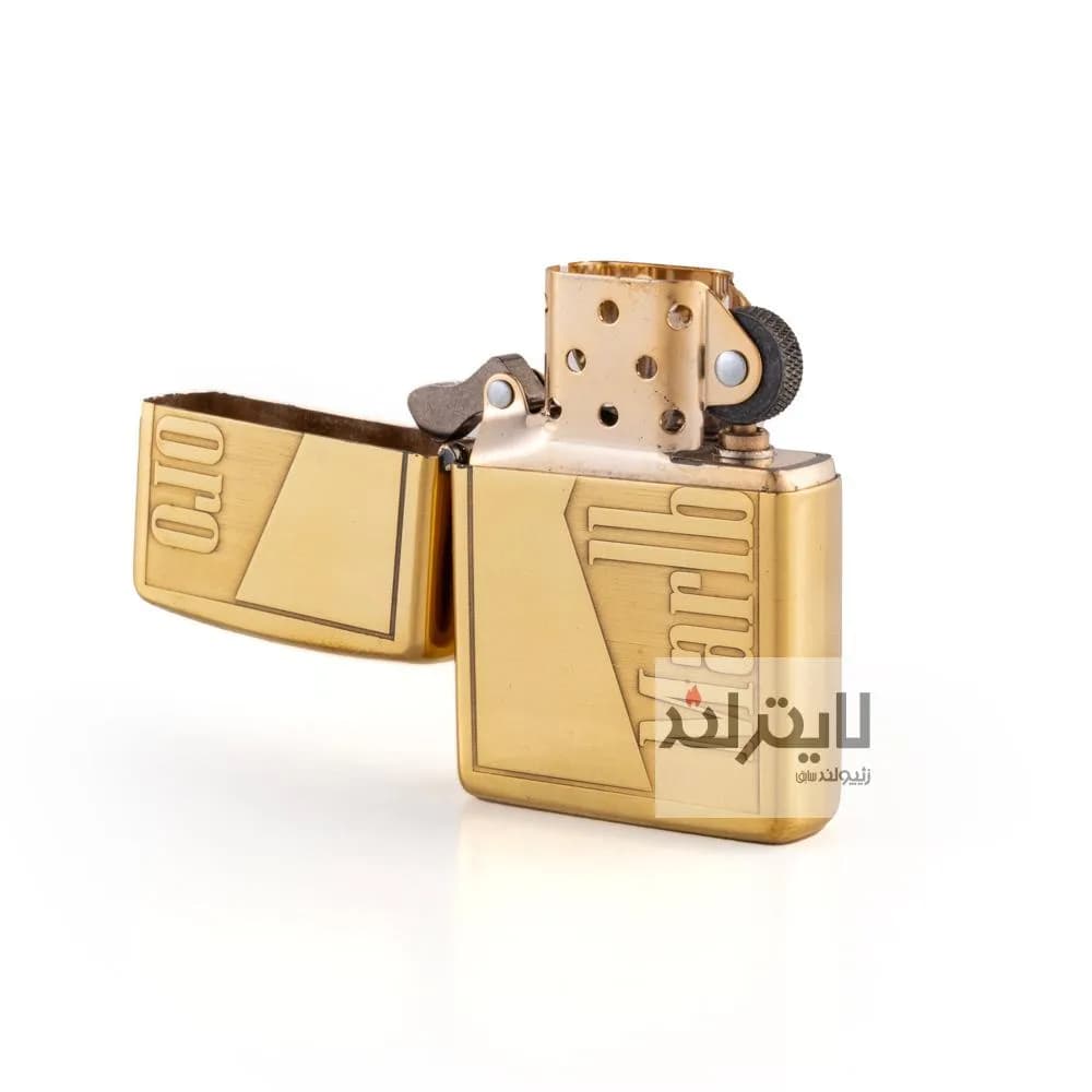 فندک زیپو مدل Brushed Brass CT042 کد 204b — تصویر ۳