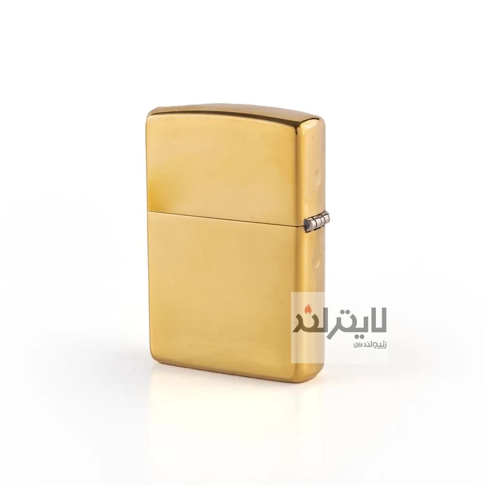 فندک زیپو مدل Brushed Brass CT042 کد 204b — تصویر ۲