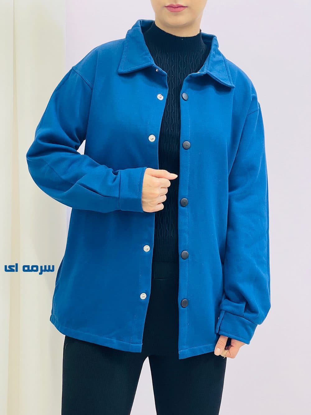 شومیز جلو دکمه دار زنانه — تصویر ۲