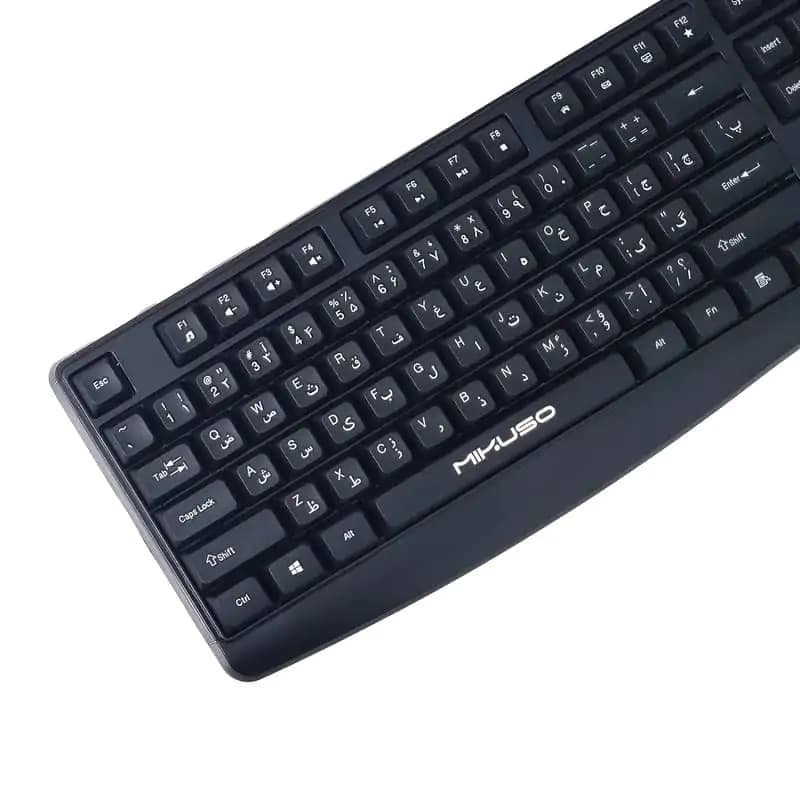 کیبورد و ماوس بیسیم میکاسو مدل C013 Pro — تصویر ۴