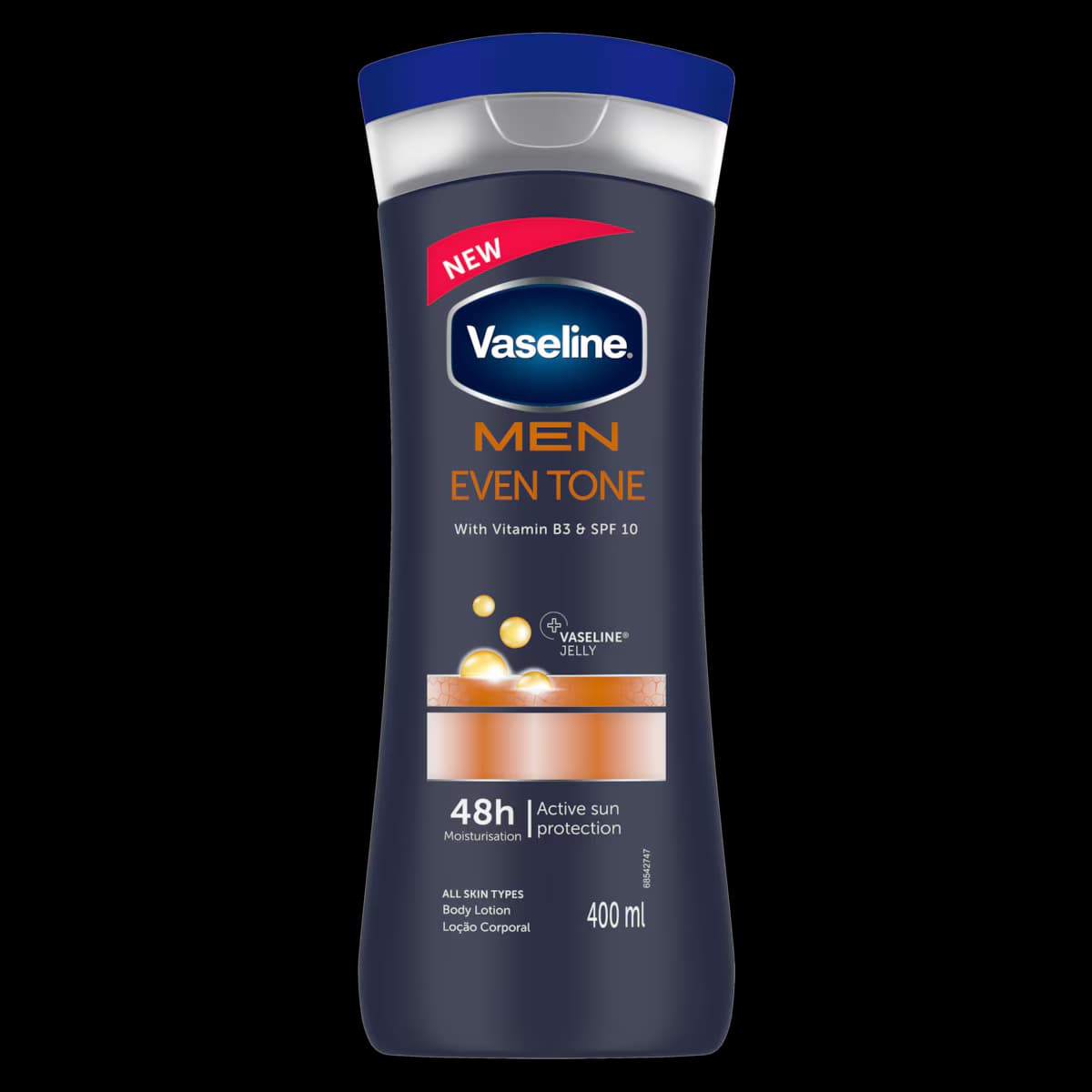 لوسیون بدن مردانه وازلین مدل Men Even Tone حجم 400ml