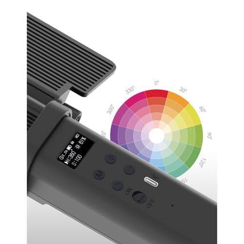 باتوم لایت نایس فوتو NiceFoto TC-C2 RGB Tube Light — تصویر ۳