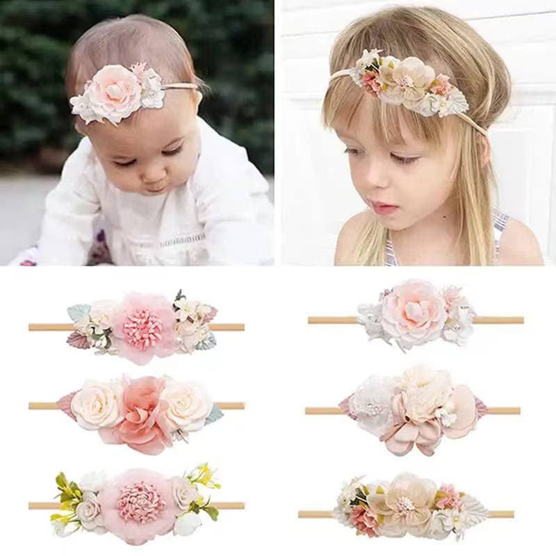 هد بند دخترانه بچه گانه طرح flower