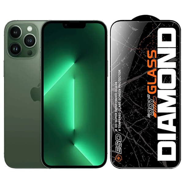 گلس توری دار آیفون 13 پرو (Diamond 001)