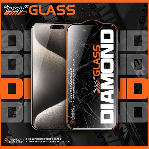 گلس توری دار آیفون 13 پرو (Diamond 001) — تصویر ۴