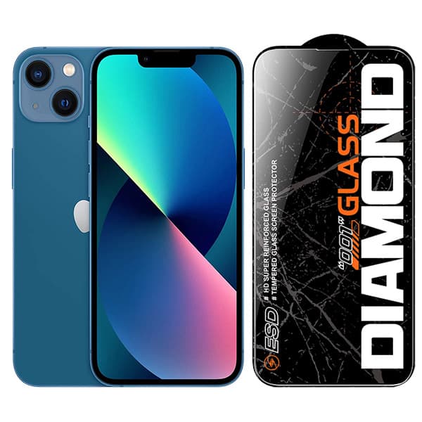 گلس توری دار آیفون 13 (Diamond 001)