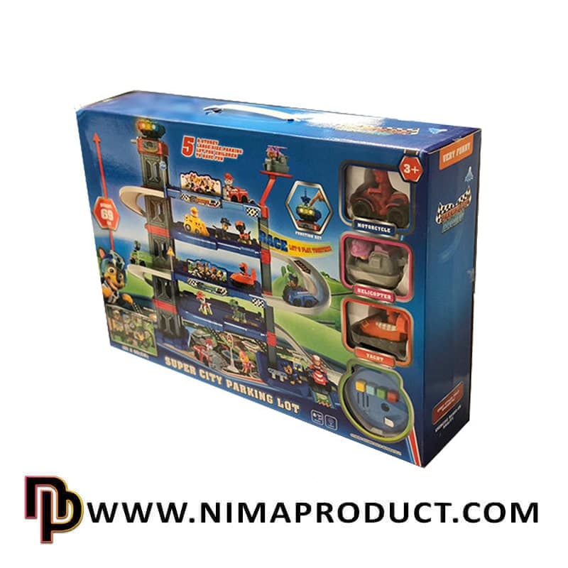 اسباب بازی پارکینگ طبقه ای پاپاترول آیتم P821 — تصویر ۳