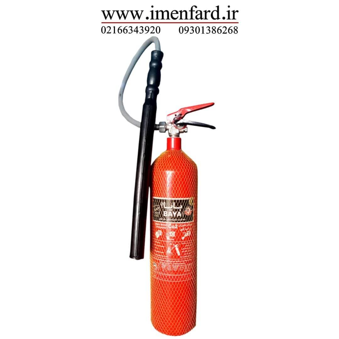 کپسول آتش نشانی co2 بایا ظرفیت 4 کیلوگرمی