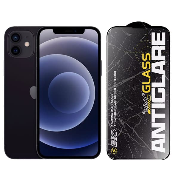 گلس مات آیفون 12 (Anti Glare 001)