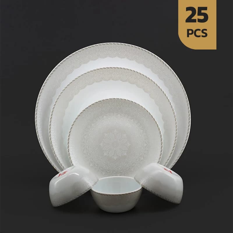 سرویس 25 پارچه اپال طرح هیدیکا