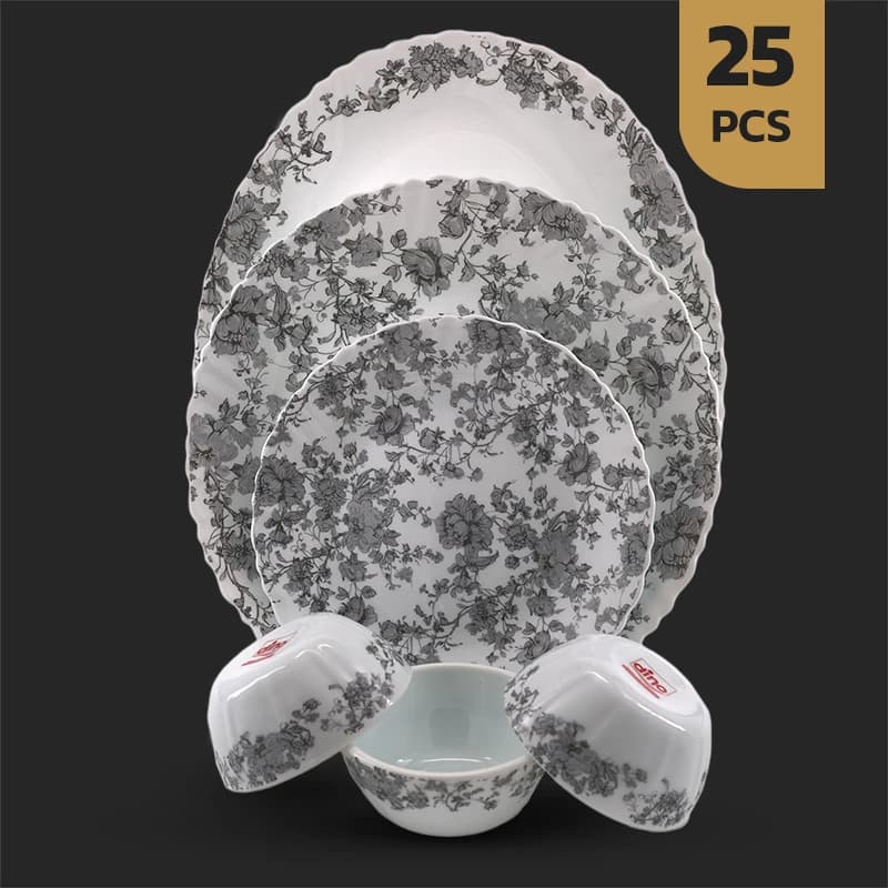 سرویس 25 پارچه اپال طرح بلوبل