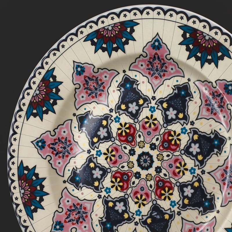 سرویس میوه خوری 7 پارچه چینی مقصود طرح سورنا — تصویر ۲