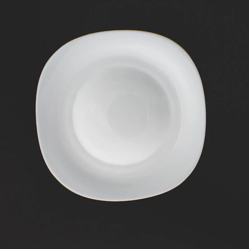 سرویس 26 پارچه اپال طرح لب طلا چهارگوش — تصویر ۲
