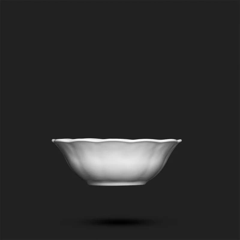 سرویس 26 پارچه اپال سفید مدل نیلوفری — تصویر ۶