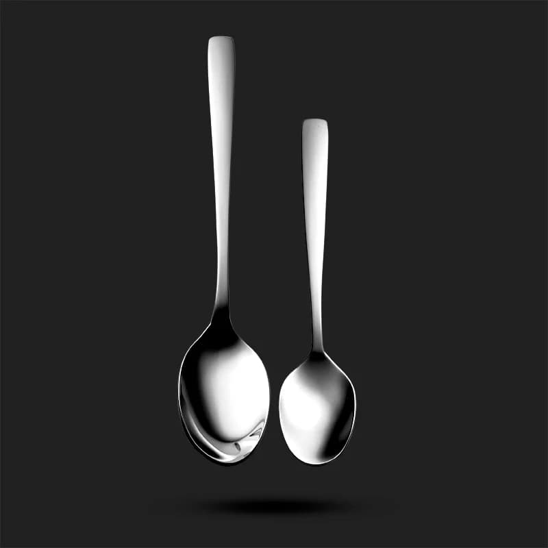 سرویس قاشق و چنگال 30 پارچه 6 نفره طرح سورنا — تصویر ۳
