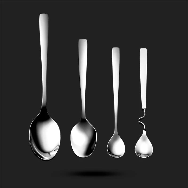 سرویس قاشق و چنگال 136 پارچه 24 نفره طرح سورنا — تصویر ۳