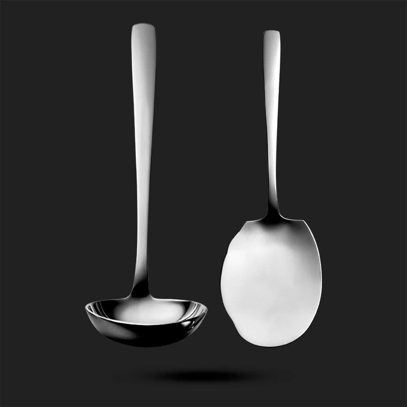 سرویس قاشق چنگال 64 پارچه 12 نفره طرح سورنا — تصویر ۶